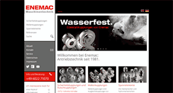 Desktop Screenshot of enemac.de