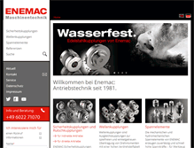 Tablet Screenshot of enemac.de